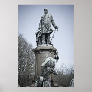 Póster Memorial Bismarck em Berlim