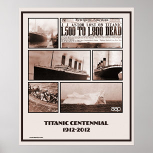 Póster Memorial centenário titânico 1912-2012