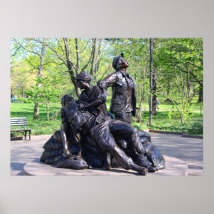 Póster Memorial da Guerra do Vietnã das Mulheres