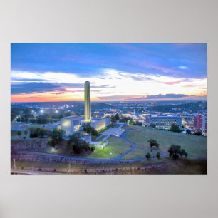 Poster Memorial da Liberdade em Sunset, Kansas City, Miss