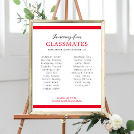 Poster Memorial Da Reunião Dos Nossos Colegas De Classe