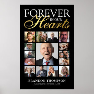 Poster Memorial de Foto Funeral 15