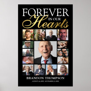 Poster Memorial de Foto Funeral 15
