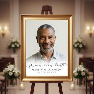 Poster Memorial de Fotos Modernas Para Sempre em Nossos C