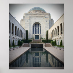 Póster Memorial de guerra australiano, Canberra