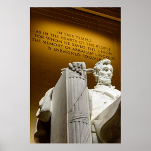 Póster Memorial de Lincoln por Diacritical