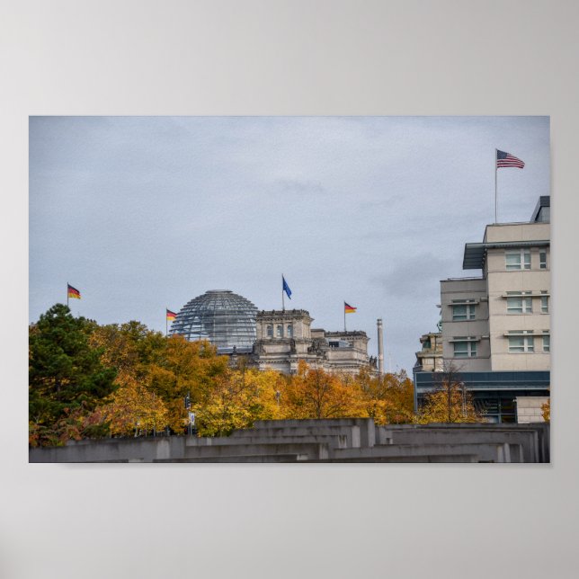 Poster Memorial do Holocausto, Berlim, Alemanha (Frente)