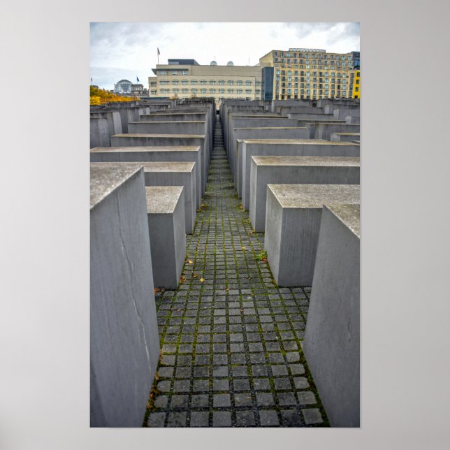 Poster Memorial do Holocausto, Berlim, Alemanha (Frente)