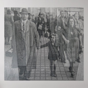 Póster Memorial do Holocausto Judaico (Denkmal), Berlim (