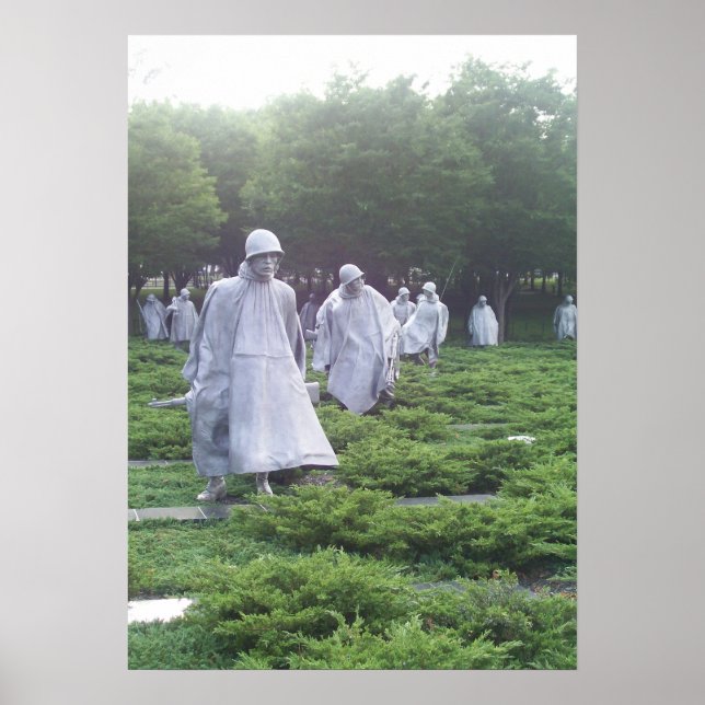 Poster Memorial dos Veteranos de Guerra Coreanos Série Do (Frente)