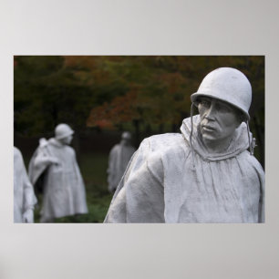 Póster Memorial dos Veteranos de Guerra da Coreia