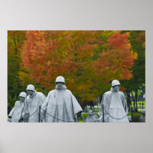 Póster Memorial dos Veteranos de Guerra da Coreia