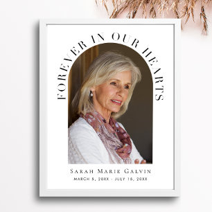 Poster Memorial Fotográfico do Funeral para Sempre