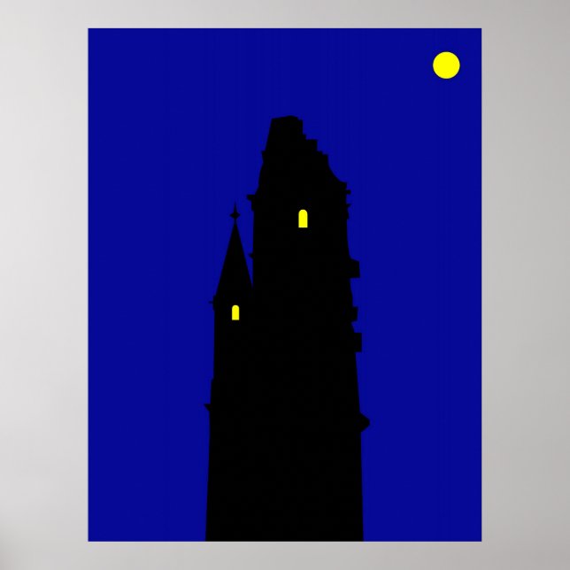 Póster Memorial Kaiser Wilhelm (Frente)