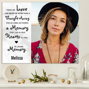 Poster Memorial Lembrança Em Memória Amorosa Foto
