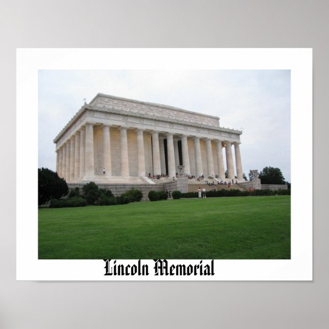 Póster Memorial Lincoln (Frente)
