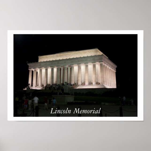 Póster Memorial Lincoln (Frente)