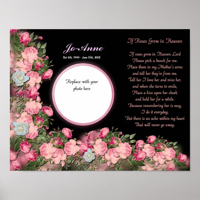 Póster Memorial - Mãe - Rosas IF cresceram no Poema do Cé (Frente)