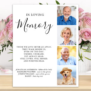 Poster Memorial Personalizado de Casamento Personalizado