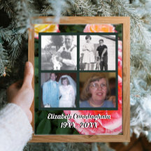 Memorial Quatro Fotos do Amor Um na Foto Rosa