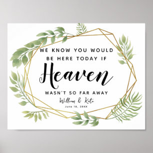 Póster Memorial/relembrança do casamento de Crystalleaf