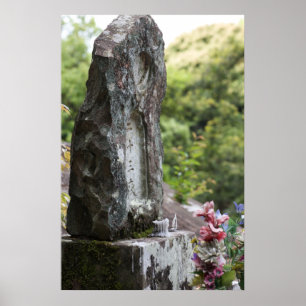 Póster Memorial Stone Budista