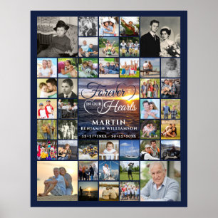 Poster Memorial Sunset 42 Fotos para SEMPRE EM NOSSOS COR