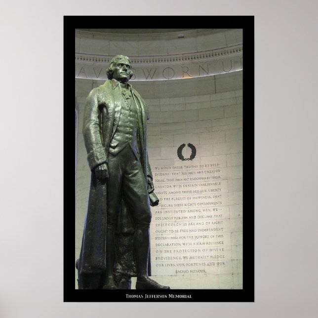 Póster Memorial Thomas Jefferson (Frente)