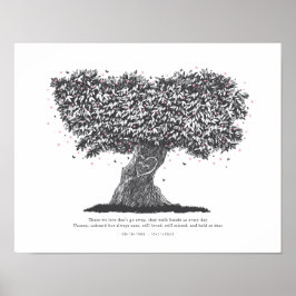 Poster Memorial Tribute a Oferta de Simpatia Mãe por Perd