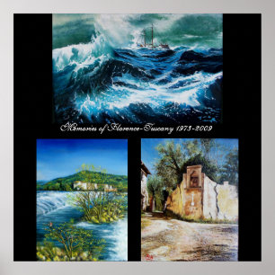 Poster Memórias de Florença-Toscana