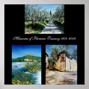 Póster Memórias de Florença-Toscana