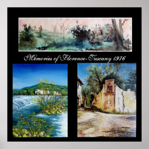 Póster Memórias de Florença-Toscana 1976