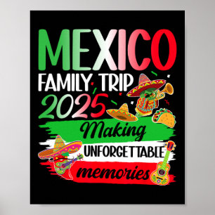 Poster Memórias do Fazer da Família México Trip 2025 Méxi