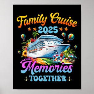 Poster Memórias do Fazer da Family Cruise 2025 Juntas no