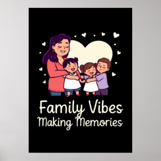Poster Memórias do Fazer das Víbias da Família - férias e