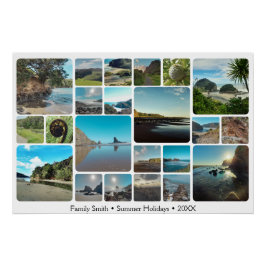 Póster Memory Road Trip, Uma Colagem de Fotos Instagram 2