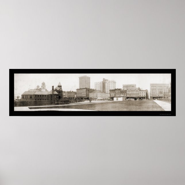 Poster Memphis, Foto da rua TN 1910 (Frente)
