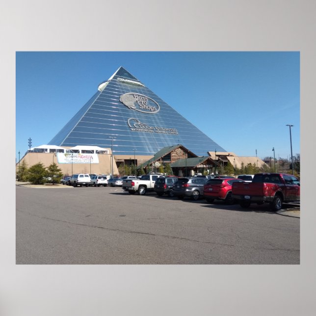 Poster Memphis Pyramid (Memphis, Tennessee) (Frente)
