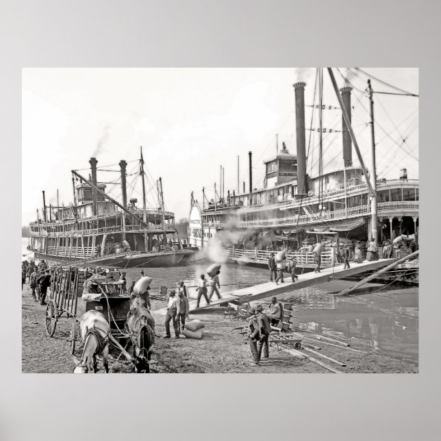 Póster Memphis Riverboat (Frente)