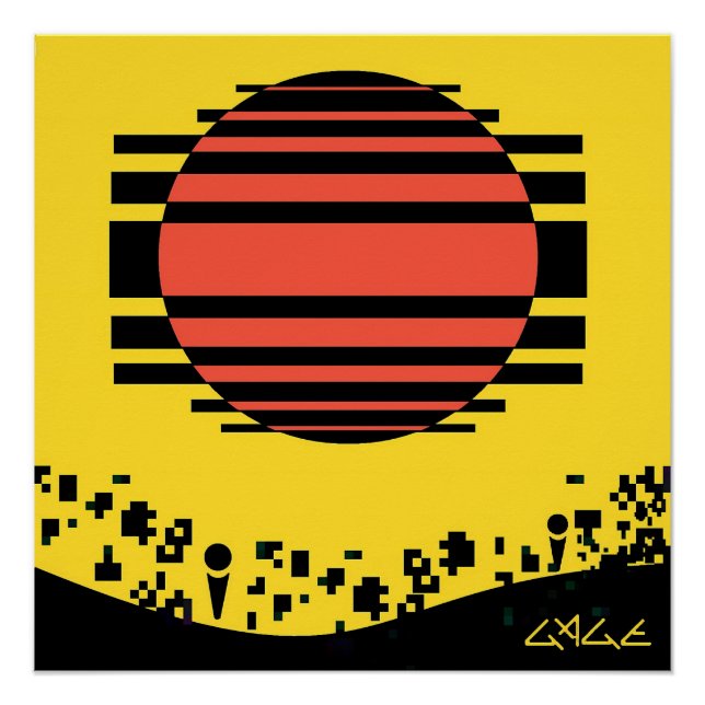 Póster Memphis Tossed Bits (Frente)