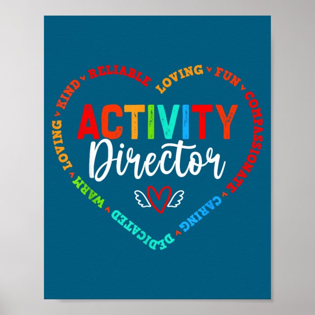 Poster Men Activity Director Squad Professionals Week (Frente)