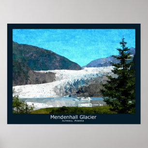 Poster Mendenhall Glacier