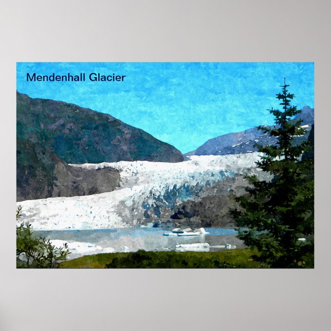 Póster Mendenhall Glacier (Frente)