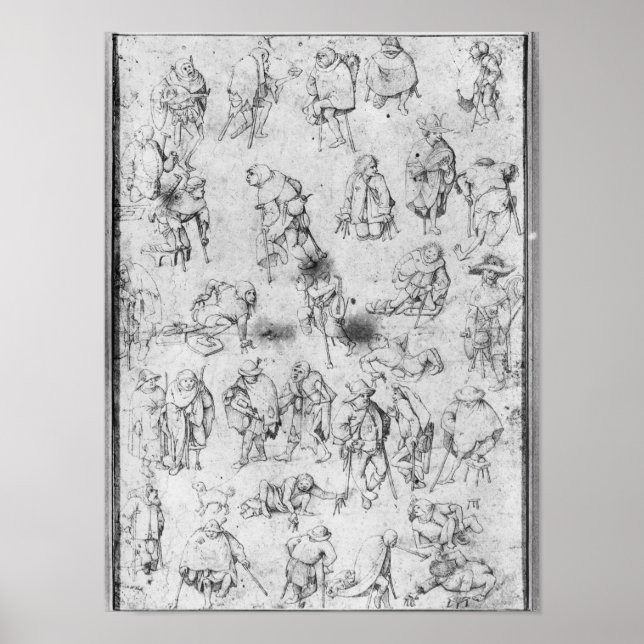 Póster Mendigos (Frente)