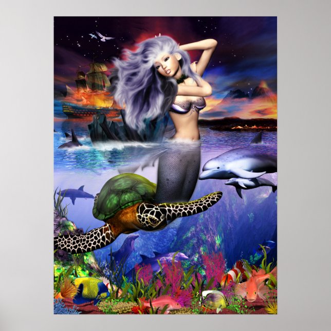 Poster Menehune Mermaid (Frente)