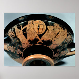 Poster Menelaos, acompanhado de Afrodite