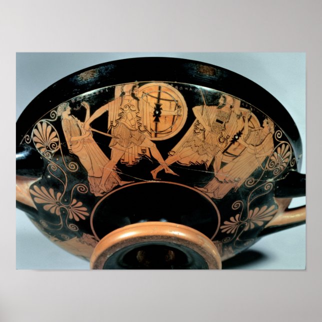 Poster Menelaos, acompanhado de Afrodite (Frente)