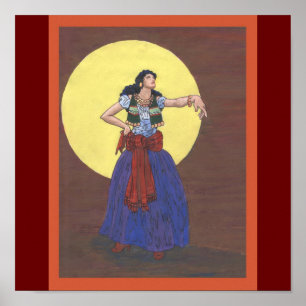 Poster Menina aciganada