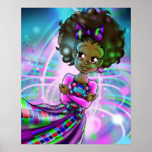 Menina Afro-Americana