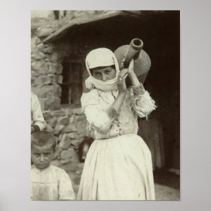 Póster Menina arménia do país, Yerevan